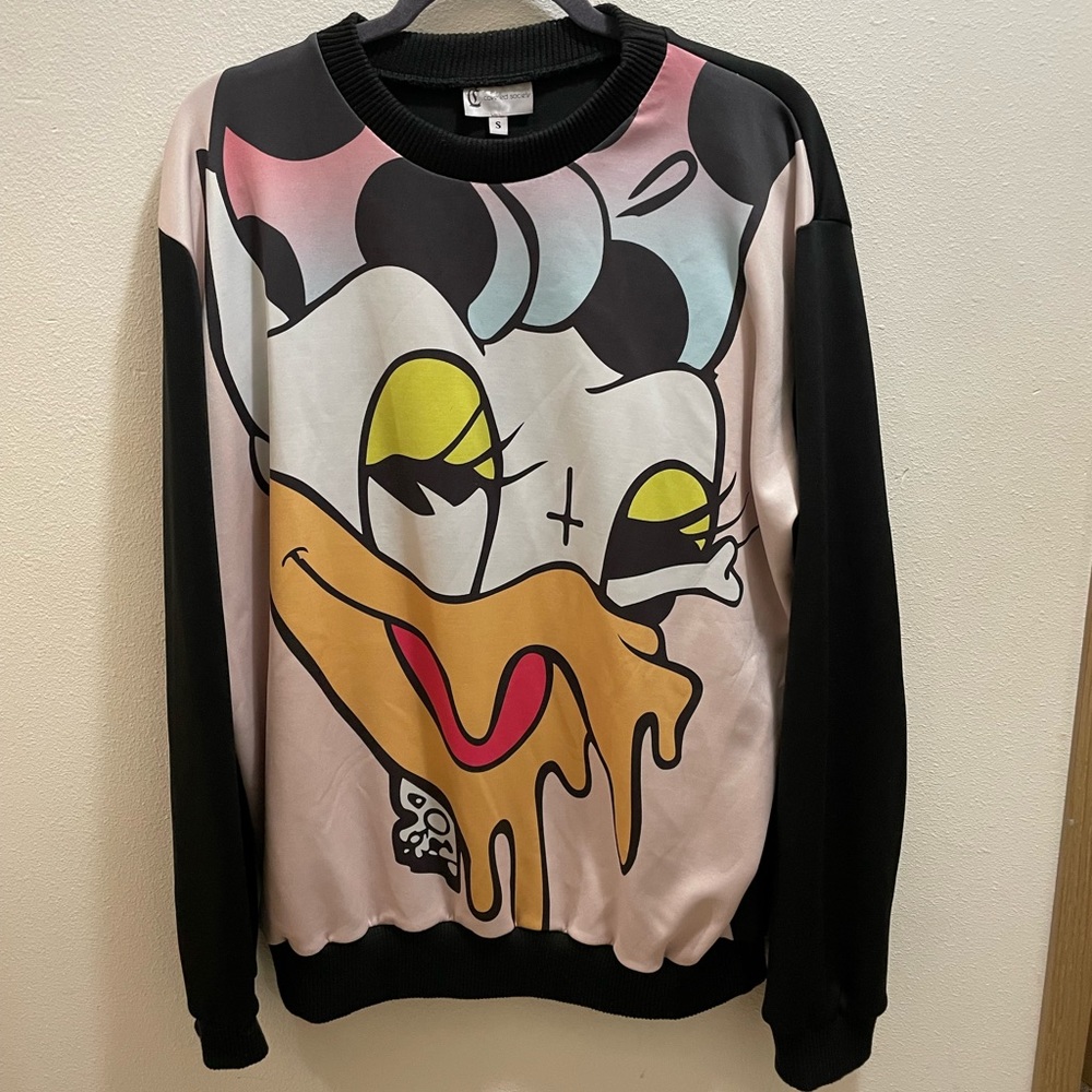 Coveted Society “Toons on Acid” Sweater - Dolls Kill